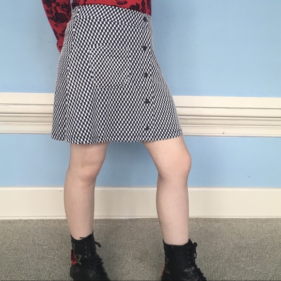 SANS SOUCI CHECKERED SKIRT - Picture 7 of 8